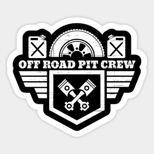 Off Road Pit Crew Sticker